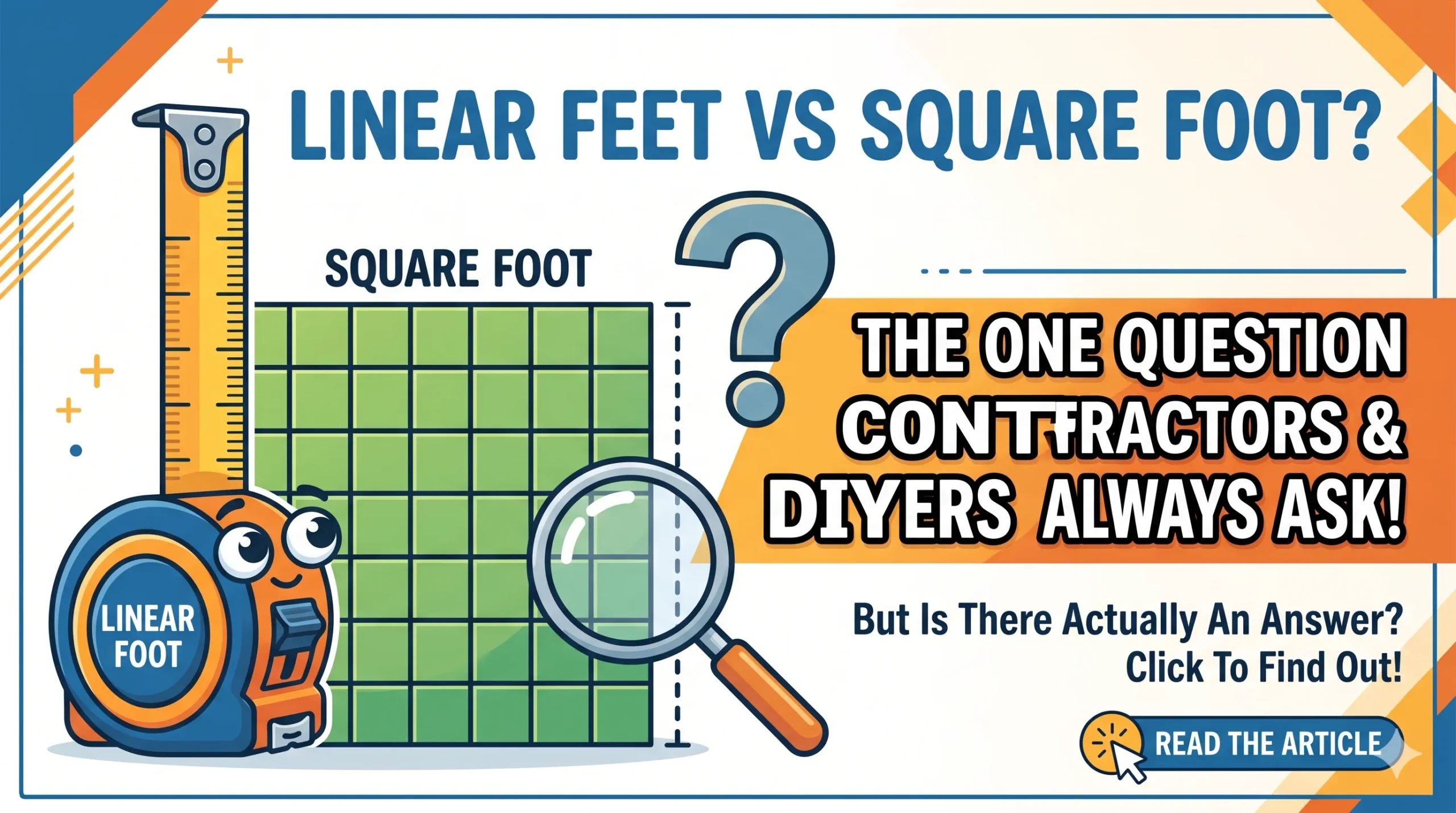 How Many Linear Feet Are in a Square Foot